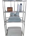 ATHome Contemporary Bath Space Savers, Polished Chrome