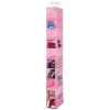 Whitmor 6636-1229-PINK Fashion Polypro Color Organizer Collection Hanging Shoe Shelves, Pink