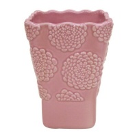 Allure Home Creations Stella Pink Ceramic Tumbler