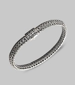 A signature design crafted of sterling silver and finished with an ornate clasp.Sterling silver Length, about 7½ long Made in Bali