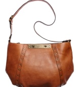 Artisan-inspired with a shoulder-right shape, this hobo design from Patricia Nash is an absolute essential. Buttery-soft leather, stud accents and hand-crafted stitching make it the obvious choice for everyday.