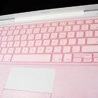 TopCase PINK Keyboard Silicone Skin Cover for Macbook 13 13.3 (1st Generation/A1181) with TopCase Mouse Pad