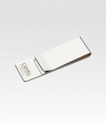 Classic money clip in polished sterling silver. About ¾W X 2¾H Made in Spain