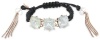 Betsey Johnson Iconic Stone Crystal Gem Pulley Bracelet, 9.5