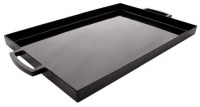 Zak Designs 17 by 11-1/2-Inch Large Rectangular Tray, Black