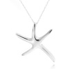 Bling Jewelry Sterling Silver Extra Large Starfish Necklace 16in