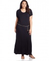 Calvin Klein Women's Plus-Size T-Shirt Maxi Dress