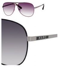 Marc by Marc Jacobs MMJ132/U/S Sunglasses - 0H5O Black Ruthenium Rnim (JJ Grey Gradient Lens) - 59mm