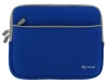 rooCASE Neoprene Netbook Sleeve Case Cover for Acer Aspire One 10.1-Inch AO521-3089 Netbook (Invisible Zipper Dual-Pocket - Dark Blue)