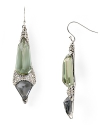 Shape meets sparkle with these double stone drop earrings from Alexis Bittar. This pair epitomizes the brand's eclectic edge, so wear them to exude downtown cool.