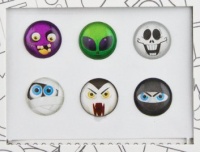 Bubble Buttons Home Button Sticker Monsters Pack