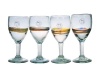 Amici Rainbow Set of 4 Goblets, 12-Ounce