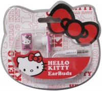 Hello Kitty Earbuds - White/Pink (11409-HK)