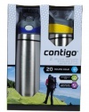 Contigo 2 Vacuum-insulated Stainless Steel Water Bottles 22 oz, Cobalt Blue/Lemon