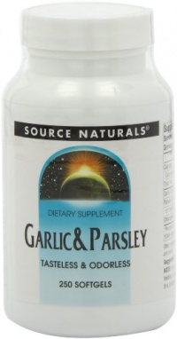 Source Naturals Garlic and Parsley Oil 500/100mg, 250 Softgels