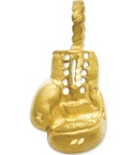 A total knockout. This sporty boxing glove charm is perfect for the aspiring Manny Pacquiao. Crafted in textured 14k gold. Chain not included. Approximate length: 1 inch. Approximate width: 1/2 inch.