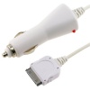 Car Charger for iPod iPhone 3G 3GS (White)