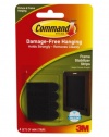 Command Frame Stabilizer Strips, Black, 4-Strip