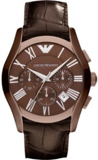 Armani Leather Collection Brown Dial Men's Watch #AR1609