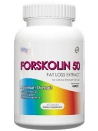 Forskolin 50, 60 Capsules, 250mg, Weight Loss Supplement - Standardized to 20% Yielding 50mg Active Forskolin - 1 Pill Per Serving Forskolin (Coleus Forskolin) Extract