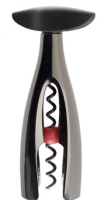 Screwpull TM-300-31 Trilogy Metal Table Corkscrew, Black Nickel