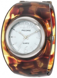 Pedre Women's 3000SX Tortoise Shell Resin Bangle Watch