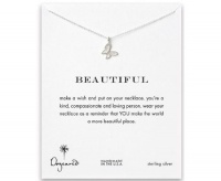 Dogeared Beautiful Butterfly Reminder 18 Necklace - Sterling Silver