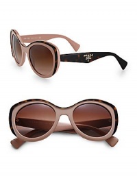 Prada 38767 MAL1Z1 Havana and Pink 12Ps Cats Eyes Sunglasses Lens Category 2