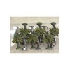 Palms Set of 12 Shower Hooks