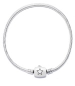 This chic sterling silver bracelet makes a beautiful base for your personal Donatella charm collection. Donatella is a playful collection of charm bracelets and necklaces that can be personalized to suit your style! Available exclusively at Macy's. Available in approximate lengths 6 1/2, 7, 7 1/2, 8, or 8 1/2 inches.