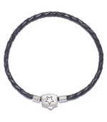 Choose this stylish leather cord bracelet for a natural start to your personal Donatella charm collection. Donatella is a playful collection of charm bracelets and necklaces that can be personalized to suit your style! Available exclusively at Macy's. Available in aproximate lengths 7, 7-1/2, 8, or 8-1/2 inches.