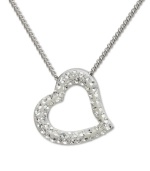 Sleek style with a hint of sparkle. Swarovski's Mozart pendant features a chic, asymmetrical design decorated with glittering clear crystals. Setting and chain crafted in silver tone mixed metal. Approximate length: 15 inches. Approximate drop: 1 inch.