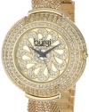 Burgi Women's BUR051YG Crystal Mesh Bracelet Watch