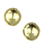 Slip into something stylish and chic. Jones New York's button earrings feature a clip on backing crafted in gold tone mixed metal. Approximate diameter: 1-1/5 inches.