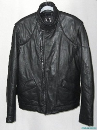 Armani Exchange Real Lamb Leather Jacket