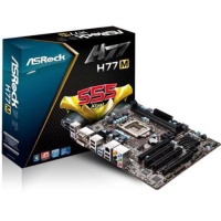 ASRock DDR3 1333 Intel - LGA 1155 Motherboards (H77M)