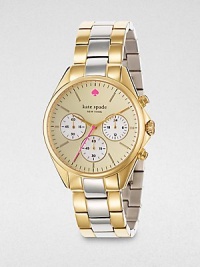 Kate Spade Watches Women's 1YRU0200 Two Tone Seaport Chronograph Watch