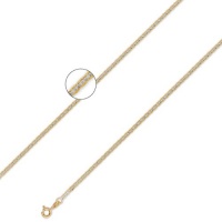 14K Solid 2 Two Tone Yellow White Gold Gucci - Mariner Chain Necklace 2mm (5/64 in.) 18 in.