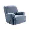 Sure Fit Stretch Stripe Recliner Slipcover, Blue