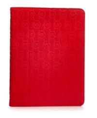 For tech-savvy fashionistas on-the-go, this eye-catching iPad case from MICHAEL Michael Kors is the ultimate accessory. Super-soft neoprene is outfitted with the iconic MK monogram, while the well-padded interior keeps your iPad safe and secure.