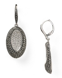 Special and sophisticated. This pair of Judith Jack earrings dress up your evening look, cast in sterling silver with crystal accents.