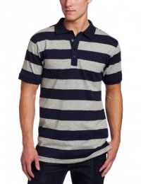 MJ Soffe Men's Stadium Stripe Polo Shirt