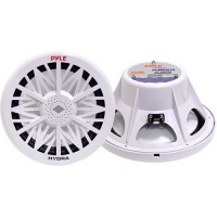 PYLE PLMRW10 10-Inch 500-Watt 4-Ohm Marine Subwoofer (White)