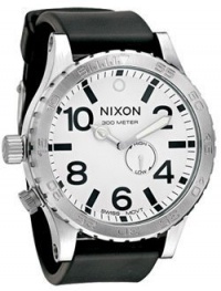 Nixon 51-30 PU Watch - Men's White, One Size