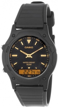 Casio Men's AW49HE-1AV Ana-Digi Dual Time Watch