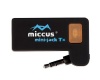 Miccus Mini-jack TX: Bluetooth Music Transmitter pair it with Headphones, Speakers, Helmets and Bluetooth Receivers.