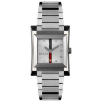 GUCCI Midsize YA111403 111 Collection Diamond Stainless Steel Watch