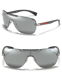 Prada Shield Thin Temple Sunglasses