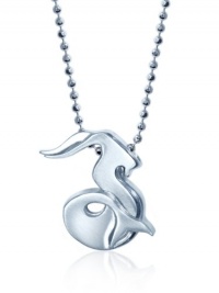 Alex Woo Little Signs Sterling Silver Sea Goat (Capricorn) Pendant Necklace, 16