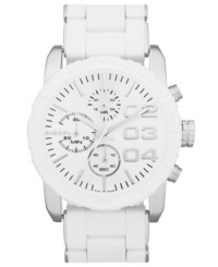 A blemish-free look, built with impeccable precision: a chronograph watch by Diesel.